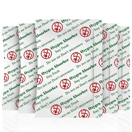 SurpOxyLoc(100Sachets)100cc Oxygen Absorbers for Food Storage, Food Grade Oxygen Absorbers Packets for Food