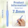 Ergonomic Crochet Hook, 7.0 mm, Soft Handle, Knitting Needles for