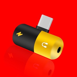 For Motorola 2 in 1 Type C to 3.5 mm and NEW Charger Headphone Audio Jack USB C Cable Adapter