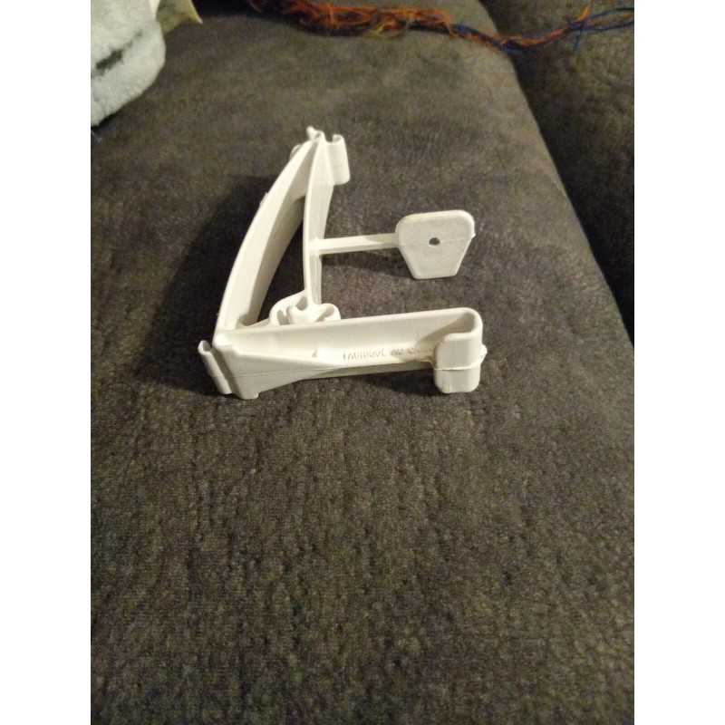 Amerimax Contemporary 4-inch Hidden Gutter Hook Hanger - White Vinyl