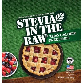 STEVIA IN THE RAW, Zero Calorie Granulated Sweetener, 9.7 OZ. Bakers Bag (6 Pack)
