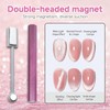 1 Piece Hexagonal Magnet And 1 Piece Double-Head Magnet, Manicure