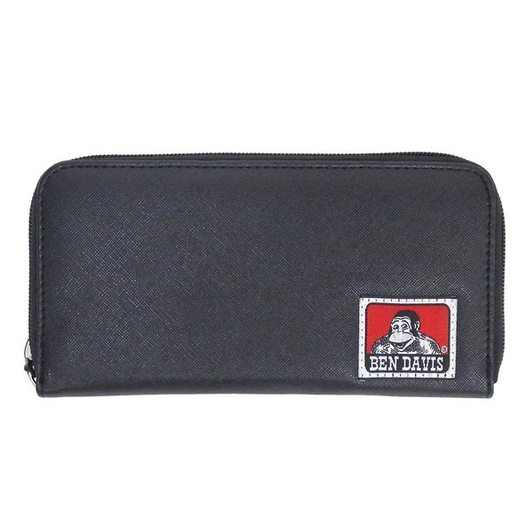 Bendivis BDW-9194 Men's Long Wallet, Zip Around Wallet, Brand Tag Included, matte black
