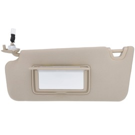 ROADFAR Sun Visor fit for 2008-2012 for Honda Accord Beige Left Driver Side Windshield Sun Visor with Sunroof