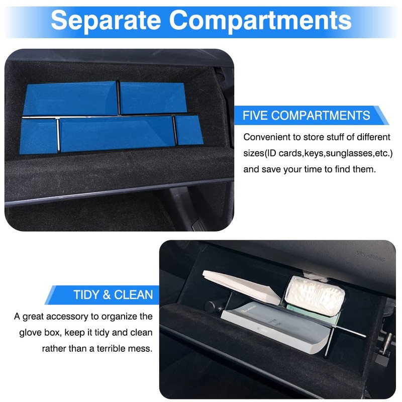 Karltys Glove Box Organizer for 2022-2025 2026 Lexus NX NX250