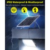 Engrepo Solar Lights Outdoor 10000LM Auto On/Off Dusk to Dawn
