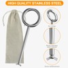 Handle for Solo Stove Heat Deflector, Stainless Steel Accessories for