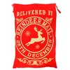 TRIXES Santa Sack Red - Xmas Reindeer Post Style Draw