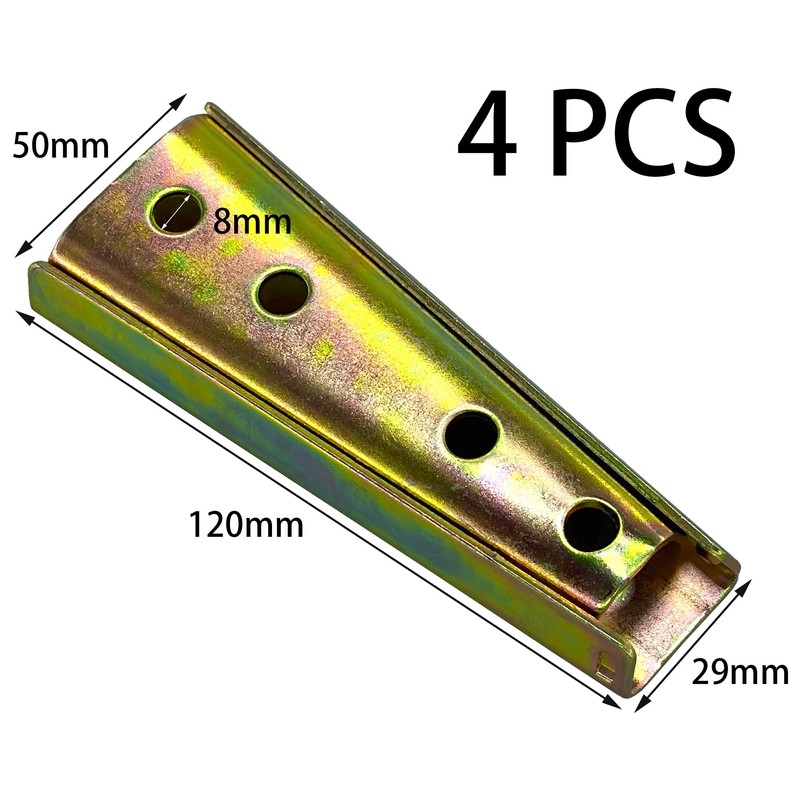 4 Sets Heavy Duty Metal Sofa Connectors Mounting Brackets