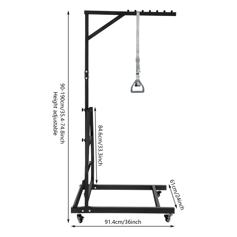 Kreiaoer Trapeze Bar for Bed Mobility, Heavy Duty Bedside Pull