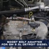GlowShift Boost Bolt Sensor Thread Adapter Compatible with Chevy GMC