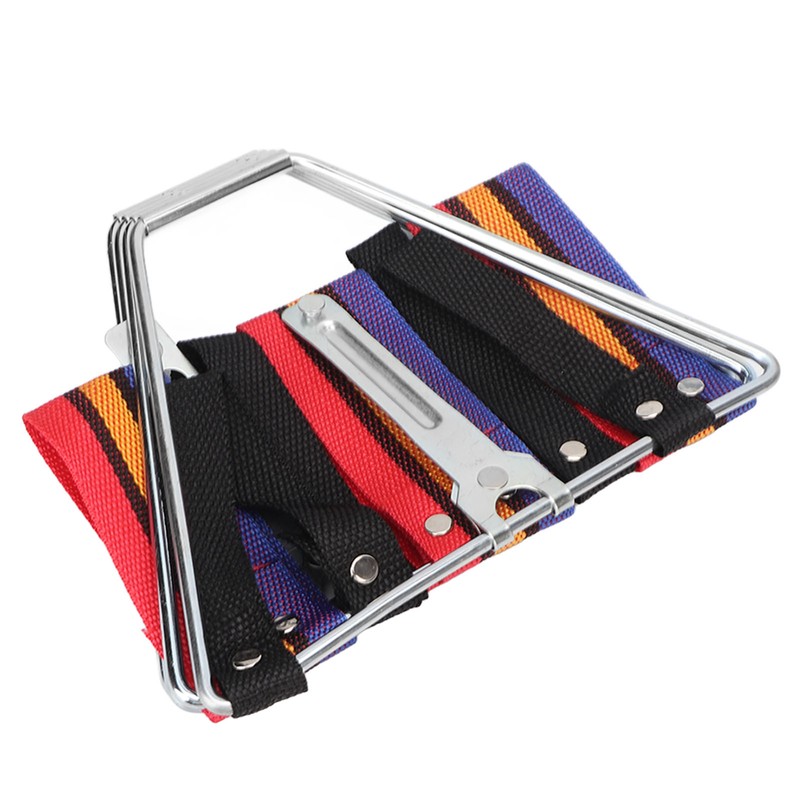 Pedicure Foldable Stool 4 Gears Adjustable Oxford Fabric Folding Stool