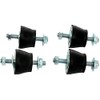 4 x anti-vibration feet/vibration damper (load capacity 60 kg per