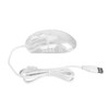 Gaming Mouse Transparent Wired Mechanical Mouse 6 DPI Adjustable RGB