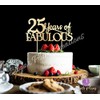 Decoración para tarta de 25 años de fabulosa