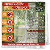 TheFitLife Magnetic Fly Screens for Doors - Heavy Duty Mesh