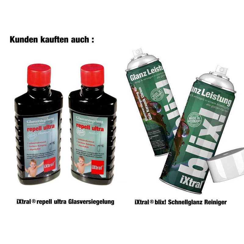 iXtral ® Repell Ultra Glass Seal vs Limescale & Dirt