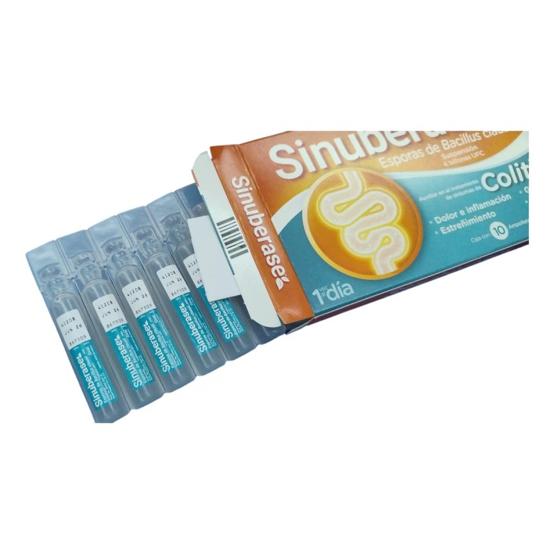 Sinub Erase 10 Ampolletas Ingeribles Probióticos