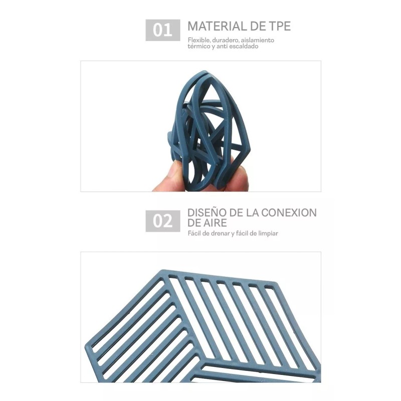 TRD Posavasos Antiquemaduras Para Vasos Cocina Decoración