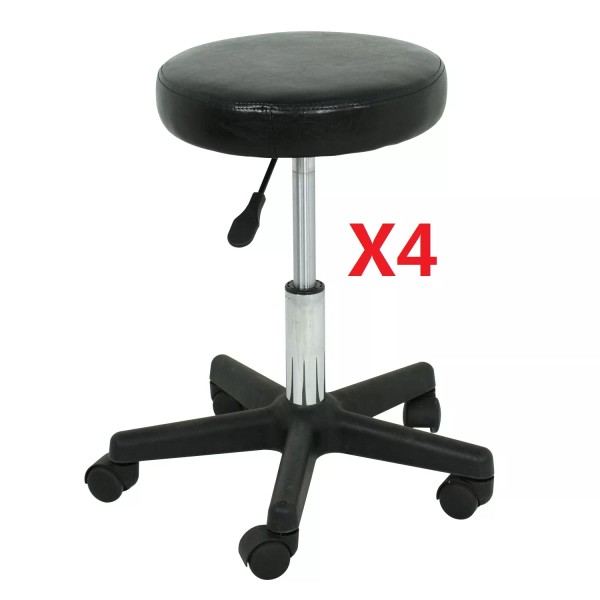 Segawe LOTS 4 Tattoo Salon Stool Rolling Chair Adjustable Height