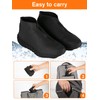 HTHOY&GOWY Shoe Covers Waterproof Silicone Rain Overshoes for Kids Men