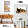 Light Walnut 18x24 - Single Frame - Rustic Woodgrain 18