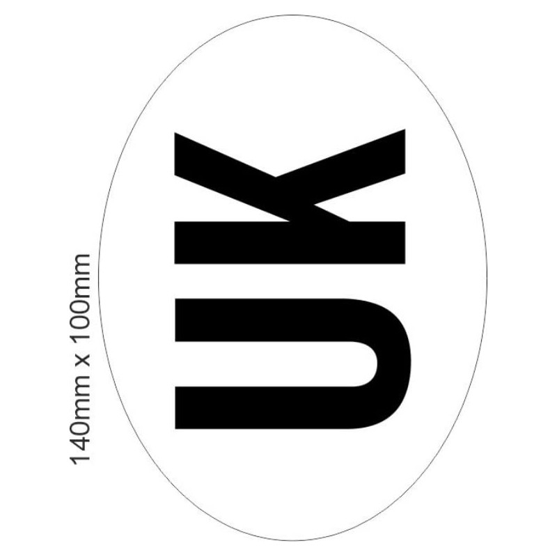 UK Car Badge & Electric Vehicle EV Number Plate Stickers