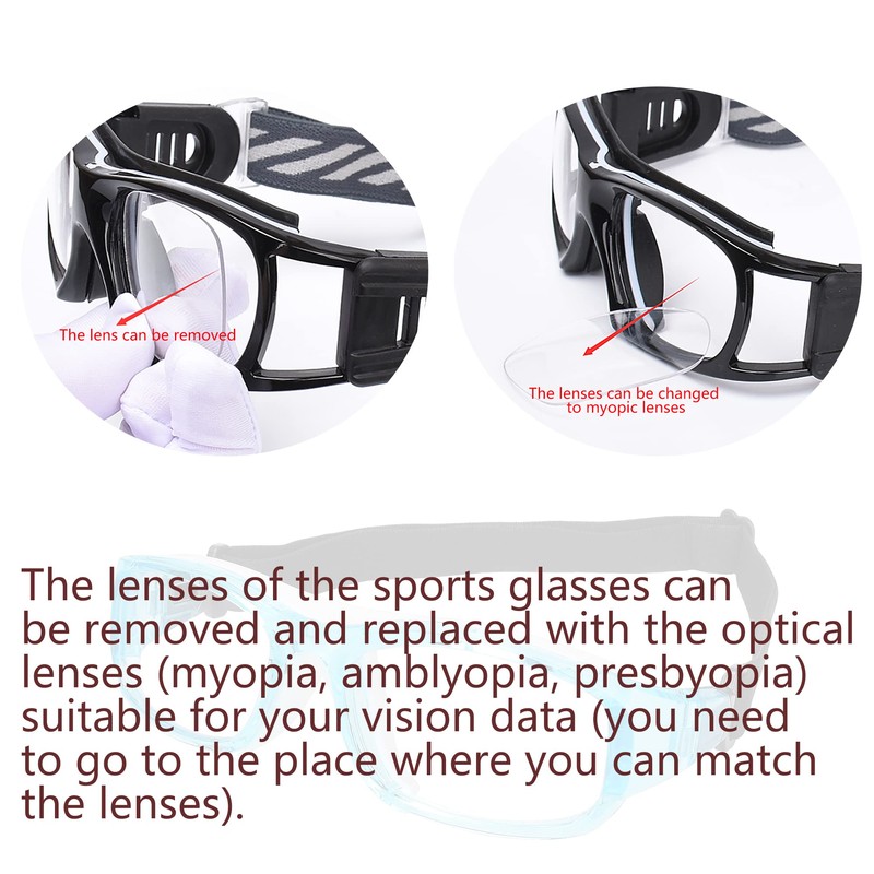 SooGree Sport Goggles Glasses Squash & Racquetball Goggles Basketball Glasses