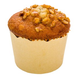 Panificio Premium 5 oz Kraft Paper Classic Baking Cup: Paper Baking Cups Perfect for Muffins, Cupcakes or Mini Snacks - Scalloped - Disposable and Recyclable - 200ct Box - Restaurantware