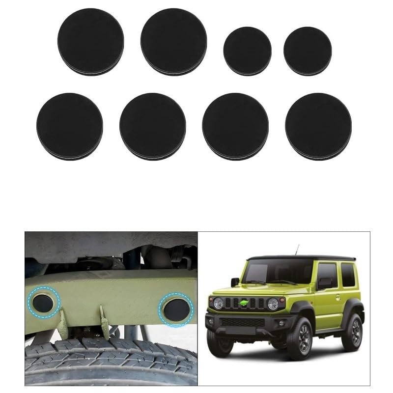 Shiwaki 8x Waterproof Chassis Plug Cover for Suzuki Jimny JB64