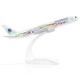 QIYUMOKE 1/400 for Boeing 787 Airplane Model Metal Diecast Airplane Model Mexico (6 inches Long) with Stand Aircraft Model Set for Adult Aviation Gift or Desktop Collection