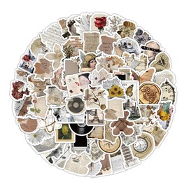 Vintage Stickers, Pack of 100 Vintage Stickers, Vintage Stickers, Scrapbooking