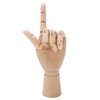 Wooden Hand Rotation Joint Professional Hand Model Various Shapes Wooden
