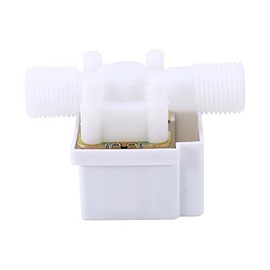 Electroválvula de 1/2 "12V N/C, Válvula Solenoide de Agua,Normalmente Cerrada, Resistente al Agua Ya Prueba de Humedad, Resistencia al Desgaste, Buen Efecto de Disipación de Calor