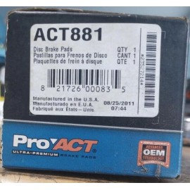 Akebono NEW Akebono ACT881 Disc Brake Pads Rear Ford Explorer Mercury Mountaineer 02-04