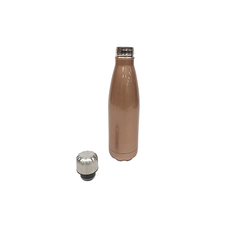 Ekco, Botella Doble Pared, Rosa, 500 ml