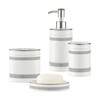 Motifeur Bathroom Accessories Set, 4-Piece Ceramic Bath Accessory Complete Set