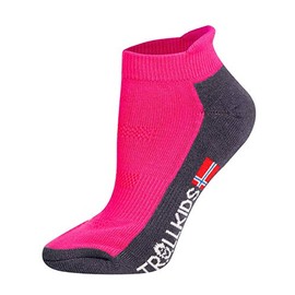 Trollkids Children's Low Hiking Socks Trekking Socks, magenta