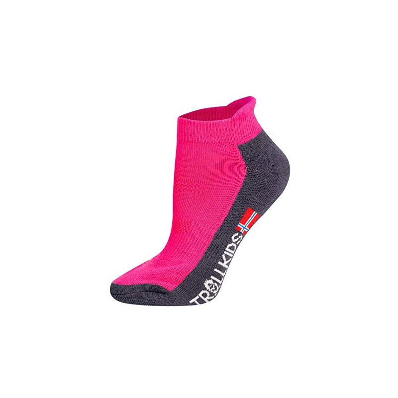 Trollkids Children's Low Hiking Socks Trekking Socks, magenta
