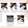 Ugeat Real Hair Extensions, Bonded Micro Ring Cold Fusion Extensions,
