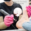 Difenni Sanding Paper Discs with Metal Nail Drill Bit Pedicure