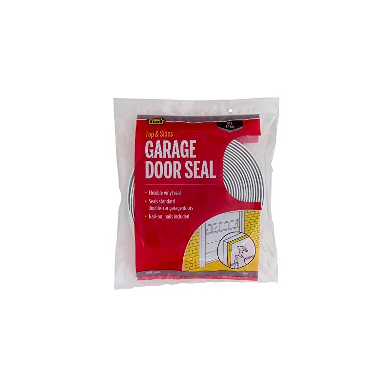 M-D Building Products 03822 30ft. (White) Durable Garage Door Seal