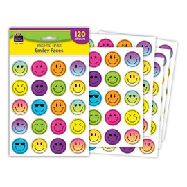 Teacher Created Resources Brights 4Ever Smiley Faces Stickers (TCR6941)
