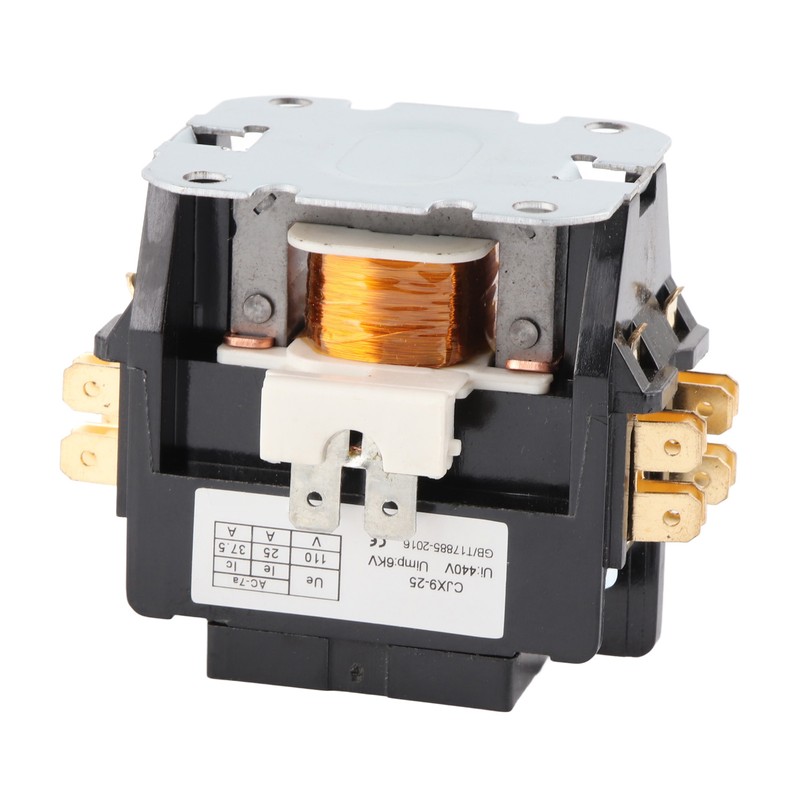 AC Contactor CJX9 25 2P Silver Alloy Contact Flame Retardant