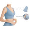 Lemef Nursing Sleep Bras Wirefree Maternity Breastfeeding Bras 3 Pack