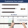 ENJOYBASICS Shower Curtain Rod 30 to 76 Inches, Stainless Steel