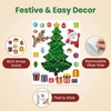 Magnetic Christmas Tree for Refrigerator, Soft Magnetic Set, Reusable Holiday