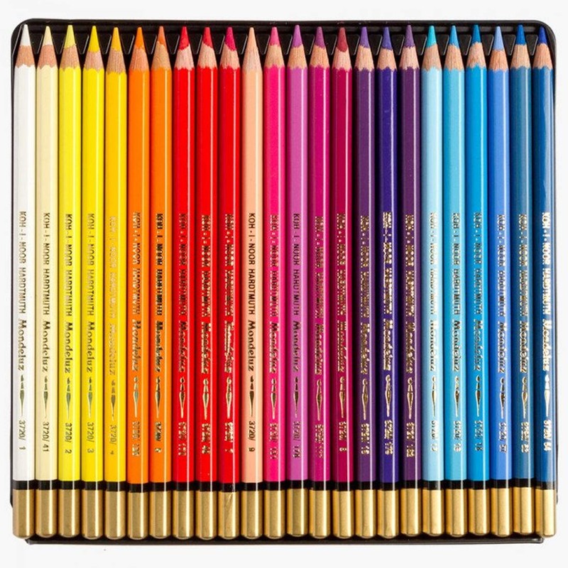 KOH-I-NOOR 3727 Mondeluz Aquarell Coloured Pencils - Assorted Colour (Set