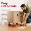 Furniture Moving Rollers for Home & Office – Carbon Steel