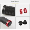 MTB Bicycle Handlebar Grips – Anti-Slip Rubber Lock-On Bike Grips